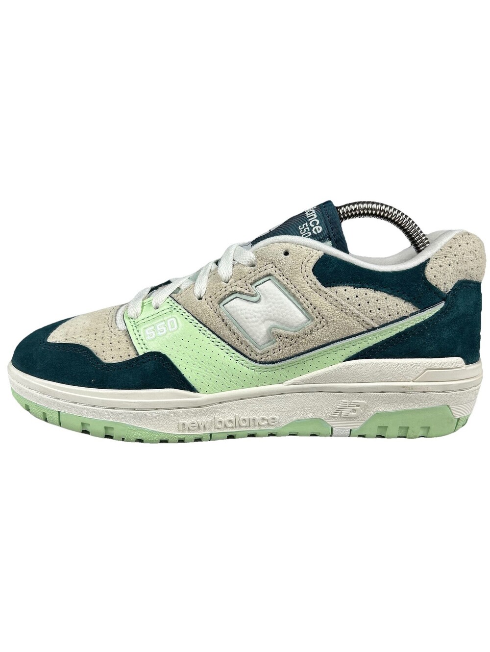New Balance 550 Sneakers Mens Size 8 Women’s 9.5 Clay Ash Melon Water Green Gray